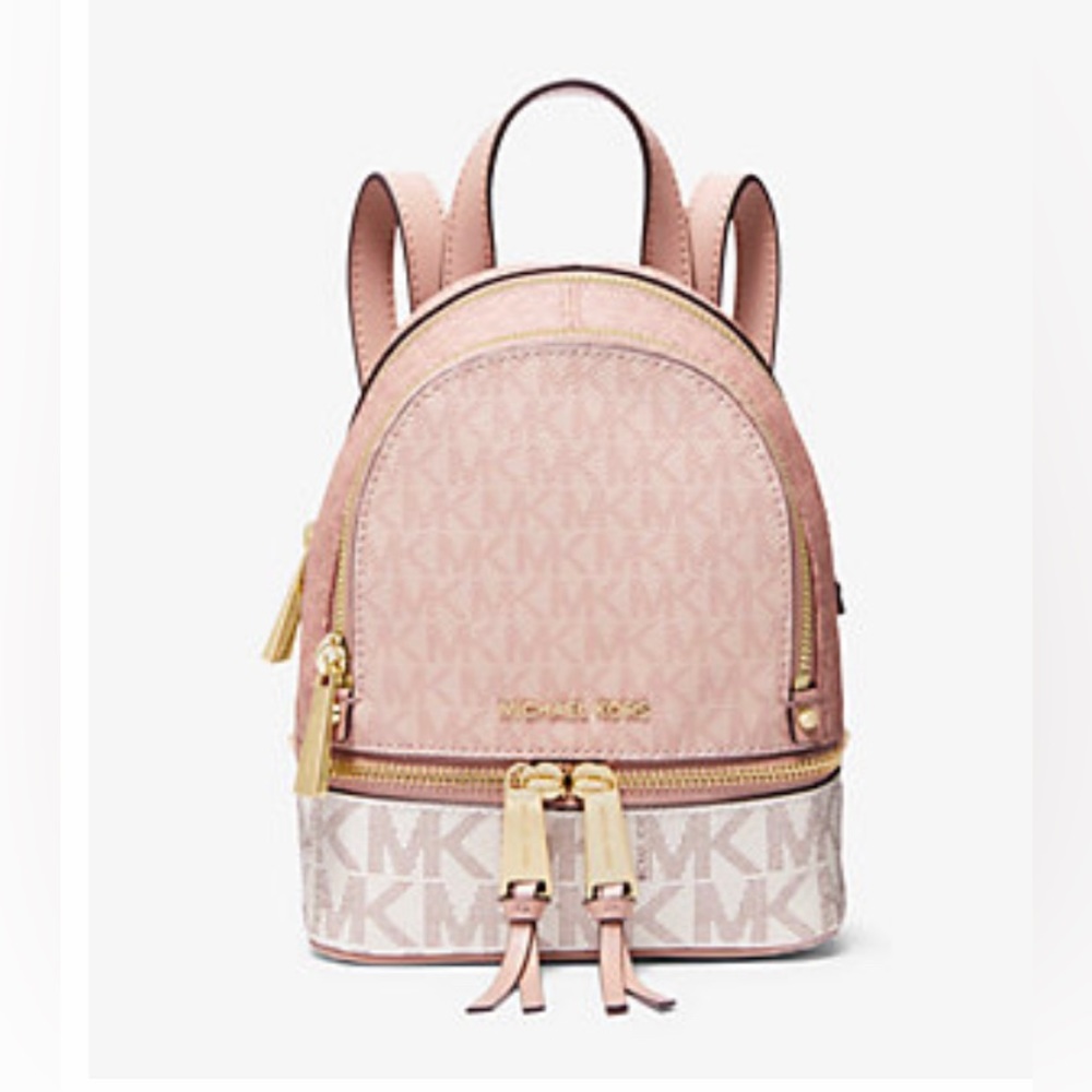 Michael Kors mini backpack Pink Rhea XS backpack Perfect Condition SO Cute!